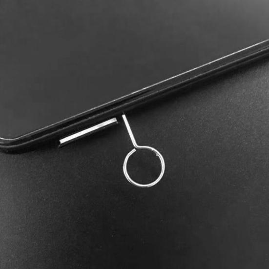 20Pcs SIM Card Remover Anti-Lost Wide Compatible Round Cellphones SIM Card Pin for Tablet