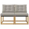 2 Piece Outdoor Center Sofa