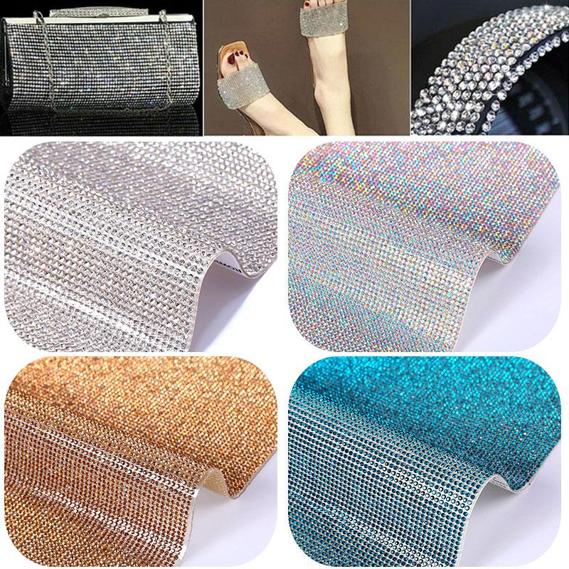 Diamond Crystal Rhinestone Self Adhesive Sticker Sheet Diamante Decal DIY Decor