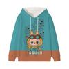 Labubu Printed Kids Long Sleeve Anime Boys Girls Hoodies Autumn Casual Clothes Thin Coat Children Cartoon Jackets Gifts