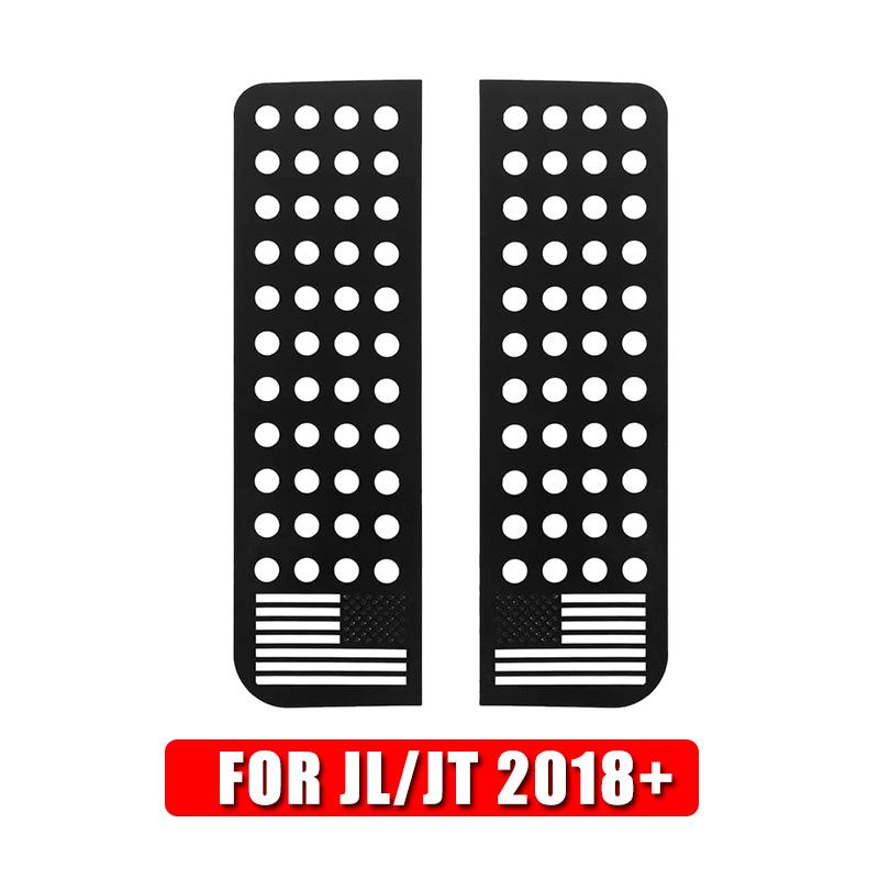 

Декоративная накладка на заднее стекло автомобиля для Jeep Wrangler JK JL 2007- 4-дверные аксессуары черного цвета For JL B