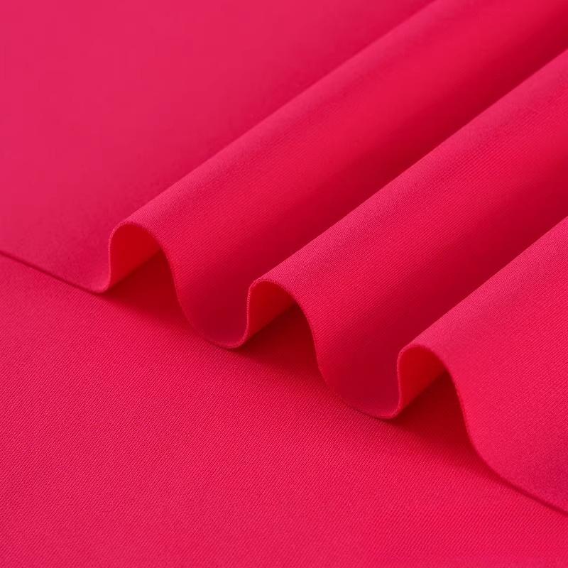 Air Layer Fabric Spring Summer Thin Knit Elastic Soft Breathable Clothing Fabric Cloth Sewing Polyester Spandex Rayon Material