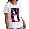 Anime Girl Striker Wounisex's Cotton T Shirt,Pure Cotton Premium Print, Durable,Casual And Fashionable,Cute Girl Holding Gun Graphics,Soft And Comfort