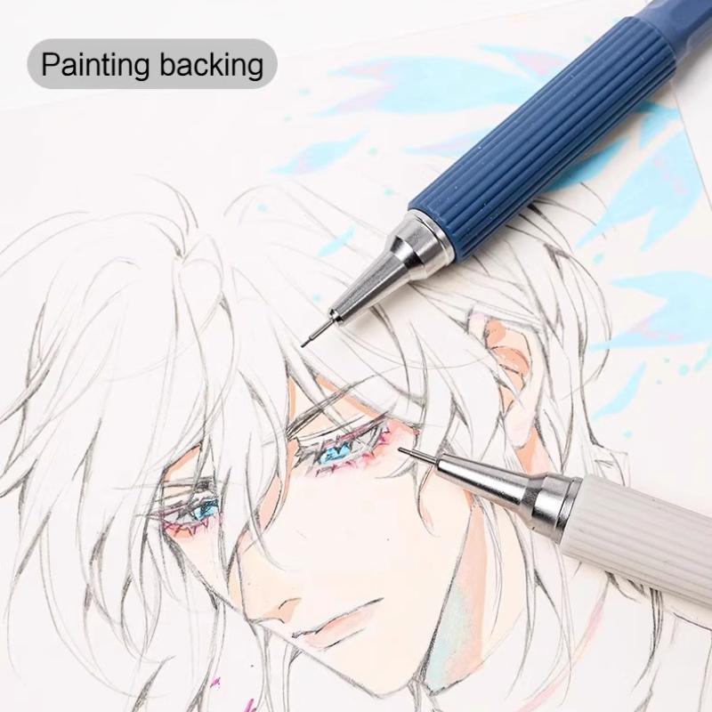 Automatic Mechanical Pencils 0.7/0.5/0.3mm Press-Free 2B/HB Lead Art Sketch Drawing Supplies Automatic Pencil Writing Stationery