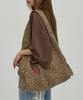 Hoodhood Double-Sided Hobo Bag Leopard