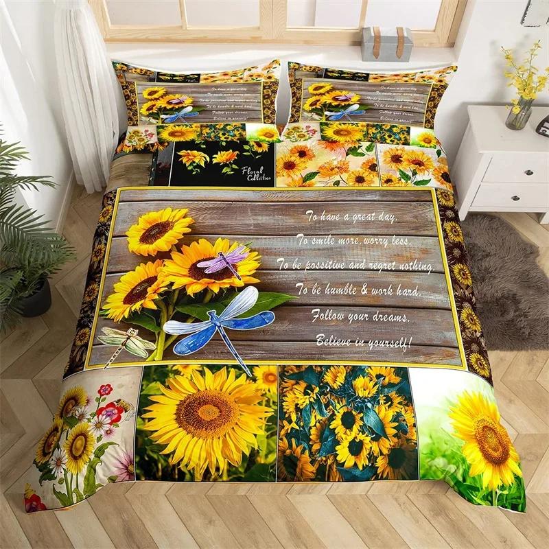 Comforter Dragonfly Single Twin King Girls Dandelion Bedding Set Butterflies Botanical Floral Comforter For Women Room