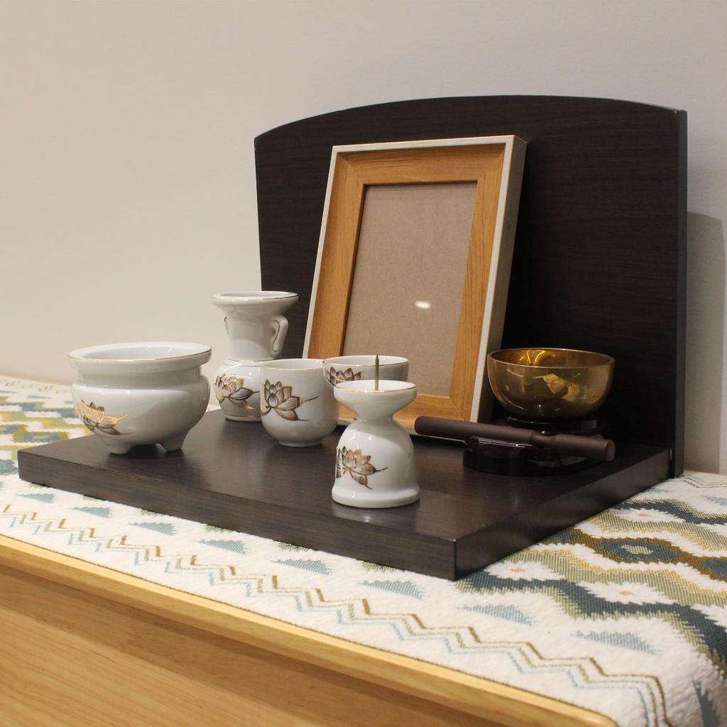 Modern Buddhist Altar, Mini Buddhist Altar, Modern Open Altar, Personal Memorial Altar, Natural Wood Memorial Altar, Wide Type Buddhist Altar, Interio
