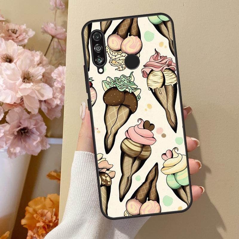 Sexy Pilze Karotte Früchte Hülle Für Huawei P30 Lite P40 P20 P50 Pro Nova 5T P Smart 2019 Hülle Für Honor 50 10i 8X