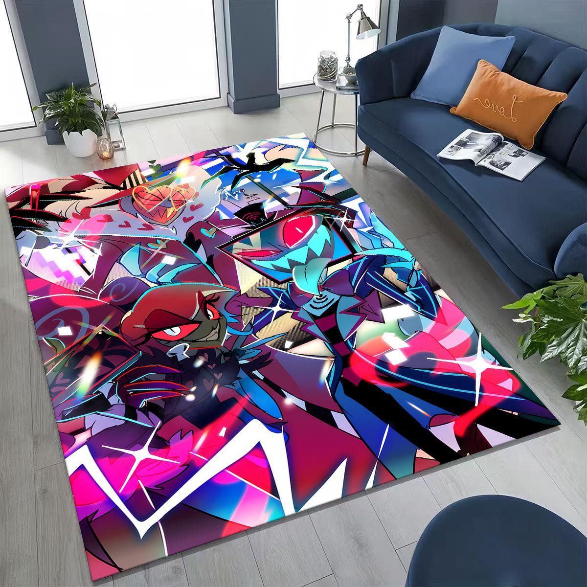 

3D H-Helluva Boss Блитцо H-Хазбин Отель Мультяшный Ковер Коврик для Спальни Гостиной Дивана Дома Придверный Коврик Декор, Нескользящий Напольный Коврик 40x60cm( 15x23in )