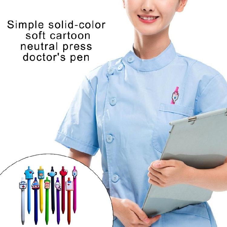 Neuartiger Gesundheits-Gelstift 0,5 MM Spitze Einziehbarer Gelstift Schnelltrocknend Glattes Schreiben zum Schreiben Notieren Journaling