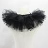 Black Women Mesh Fake Collars Necklace Choker False Collars for Half Shirt Blouse Dress Detachable Collar Neck Ruff Shawl