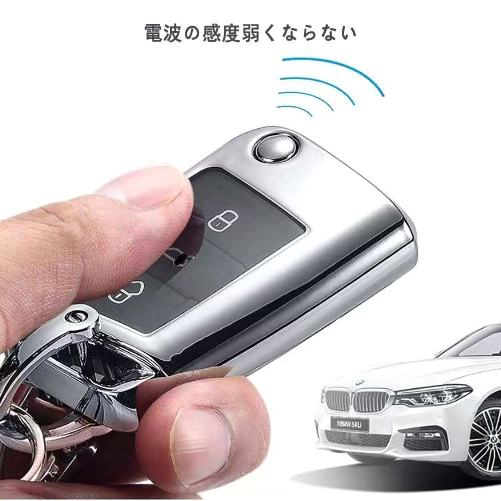 VW Volkswagen Exclusive Key Case Genuine Leather Key Chain Beetle Golf Polo Polo Passat