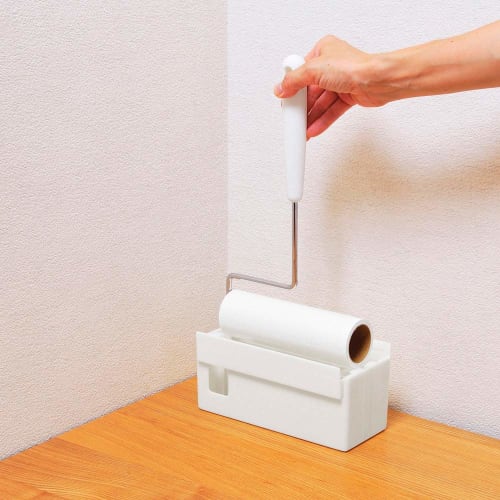 Azuma Industries Adhesive Roller Storage Case for Carpet Rollers, Easy One-Hand Access, Neat Storage for Entryways, Living Rooms, and Bedrooms, Compat