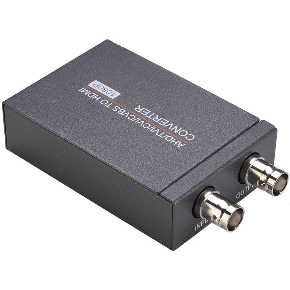 1080P HD BNC Camera Signal Converter with Loop Out: AHD/TVI/CVI/CVBS To HDMI