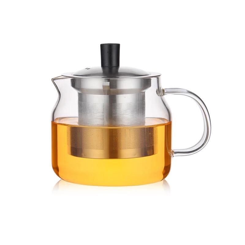 Zhenqi High Borosilicate Glass Teapot with Stainless Steel Infuser