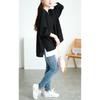 [Gold Japan] Large Size Ladies Tops Cut and Sew Long Sleeve V-neck Pleats Dolman Stretch Fake Long Winter Coordination Spring Autumn Plan-271600 4L-5L