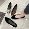 2026 Damen neue Mode flache Schuhe Leopardenmuster spitze Schuhe lässig bequem faule Schuhe leicht rutschfest Mama flach Damen