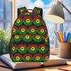 Jamaika Rastafari Rasta Judah Löwe Flagge Reggae Rap Musik Rucksack Schüler Jungen Mädchen BuchTasche Schultasche Laptop Umhängetaschen