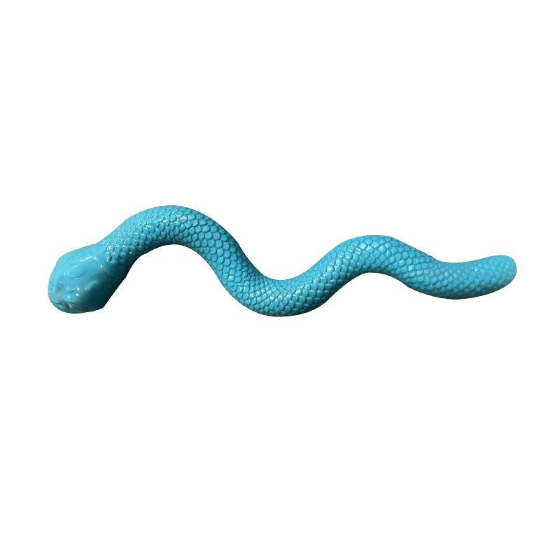 40cm Pet Rubber Snake Hidden Food Leakage And Bite Resistant Teeth Grinding Toy