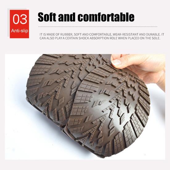 Full Sole Replacement Rubber Shoe Sole Replacement Shoe Bottom Non-Slip Elastic Sole for Sneakers Boots Repair