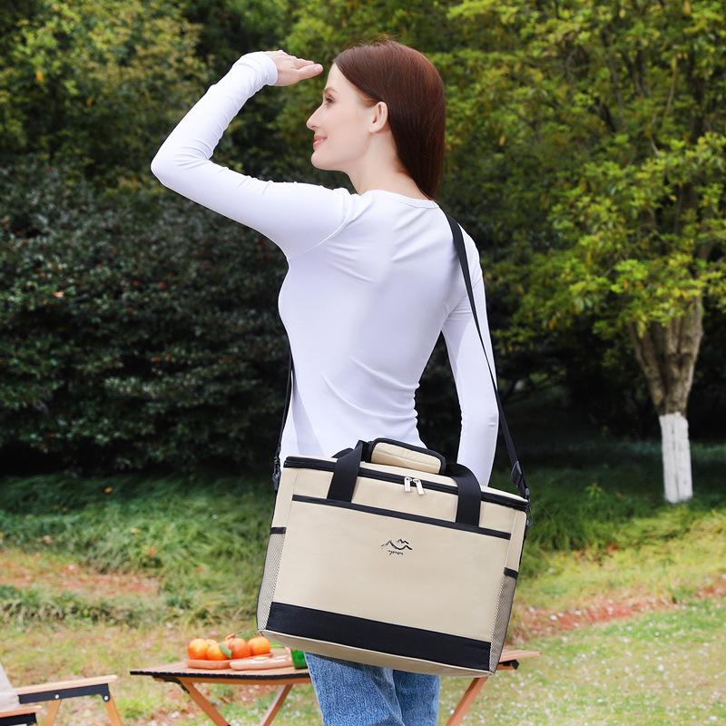 Large Capacity Insulated Picnic and Camping Lunch Bag