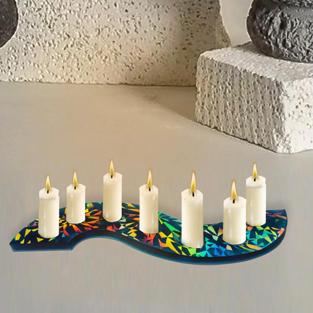 Einzigartige S-förmige Bastel Silikonform Schöne Kerzenständer Gießform Schicker S-förmiger Kerzenhalter Bastelform