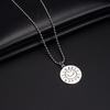 Dual-Sided Smiley Sun Necklace: Retro Fashion Accessory for Men & Women