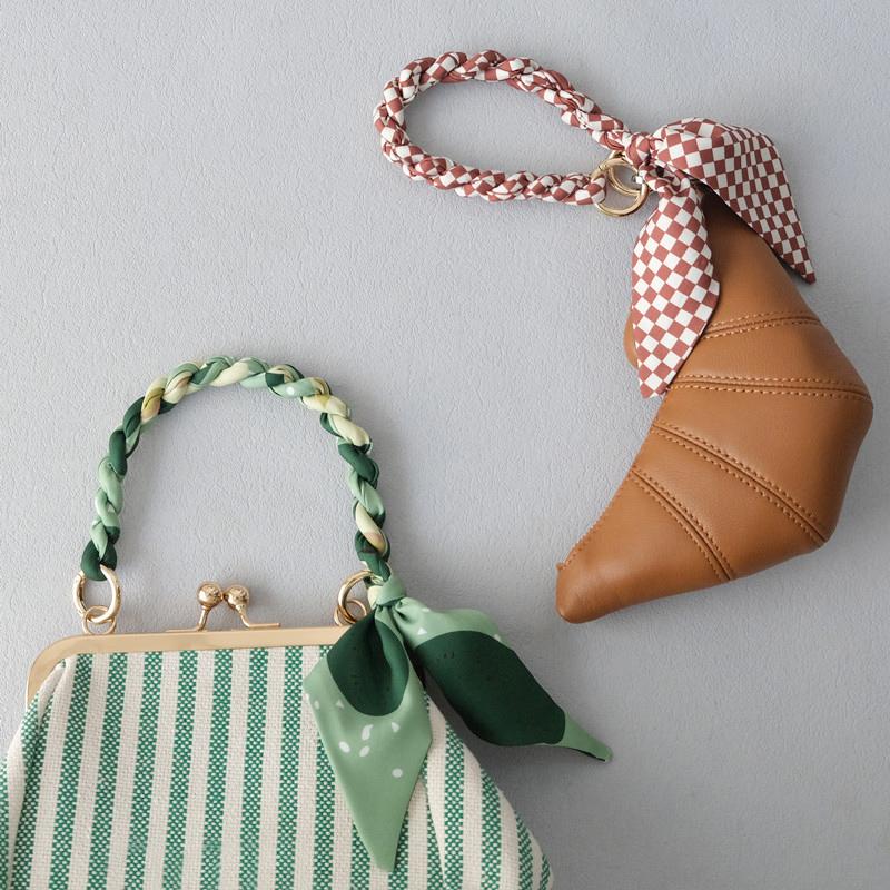 Nueva Moda Primavera Bolso de Mano de Mujer Parte de Accesorios Cadenas Desmontables Reemplazo Correa de Seda con Estampado Floral Mujeres DIY Asas de Cadena para Bolso