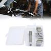11pcs M10X1.25 Thread Repair Kit with Precision Cut Tap and Galvanized Stainless Steel Inserts for Fixing Damaged Threads