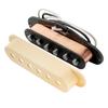Artec Vintage Staggered Alnico 5 Single Coil Neck for Strat ST Electric Cream SSA-12 Pickup, 6.3K Gold, & Guitars,