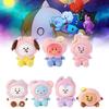 Adorable Korean Trendy Plush Doll Sakura Series Cute Cartoon Animal Figurine