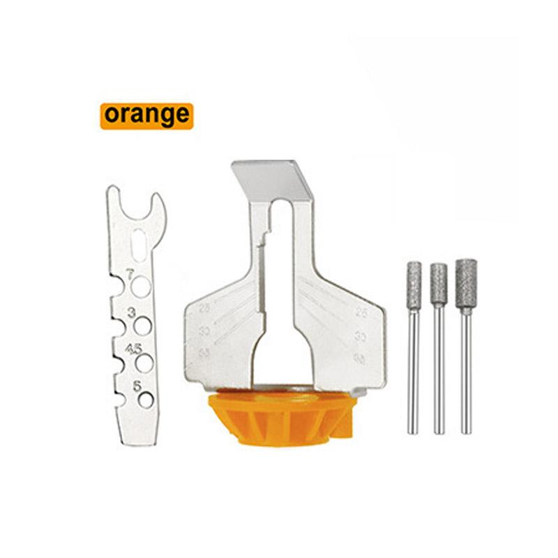 5 Colors Chain Saw Sharpening Attachment Sharpener Guide Drill Adapter Head Chainsaw Sharpening Attachment Rotary Tool