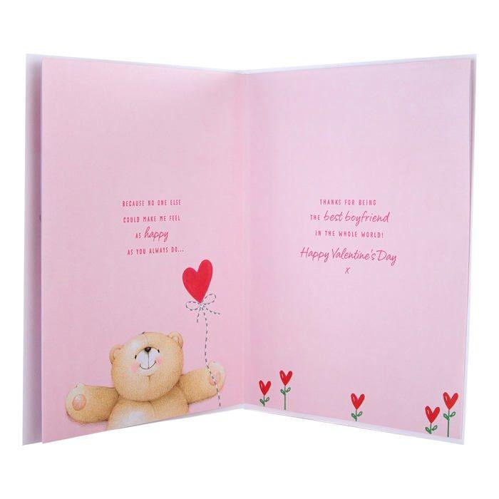 Carte de Saint-Valentin - HALLMARK - 25576602 - Motif Forever Friends - Boite cadeau - Écologique