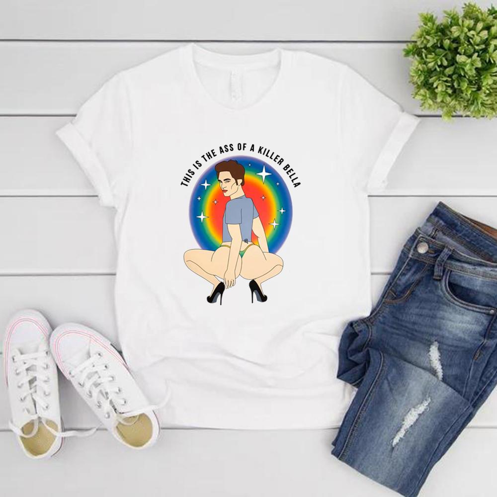 Tohle je zadek zabijáka Tričko LGBT Tričko na Den hrdosti Unisex Trička s krátkým rukávem Vtipné grafické tričko LGBT Duhové topy