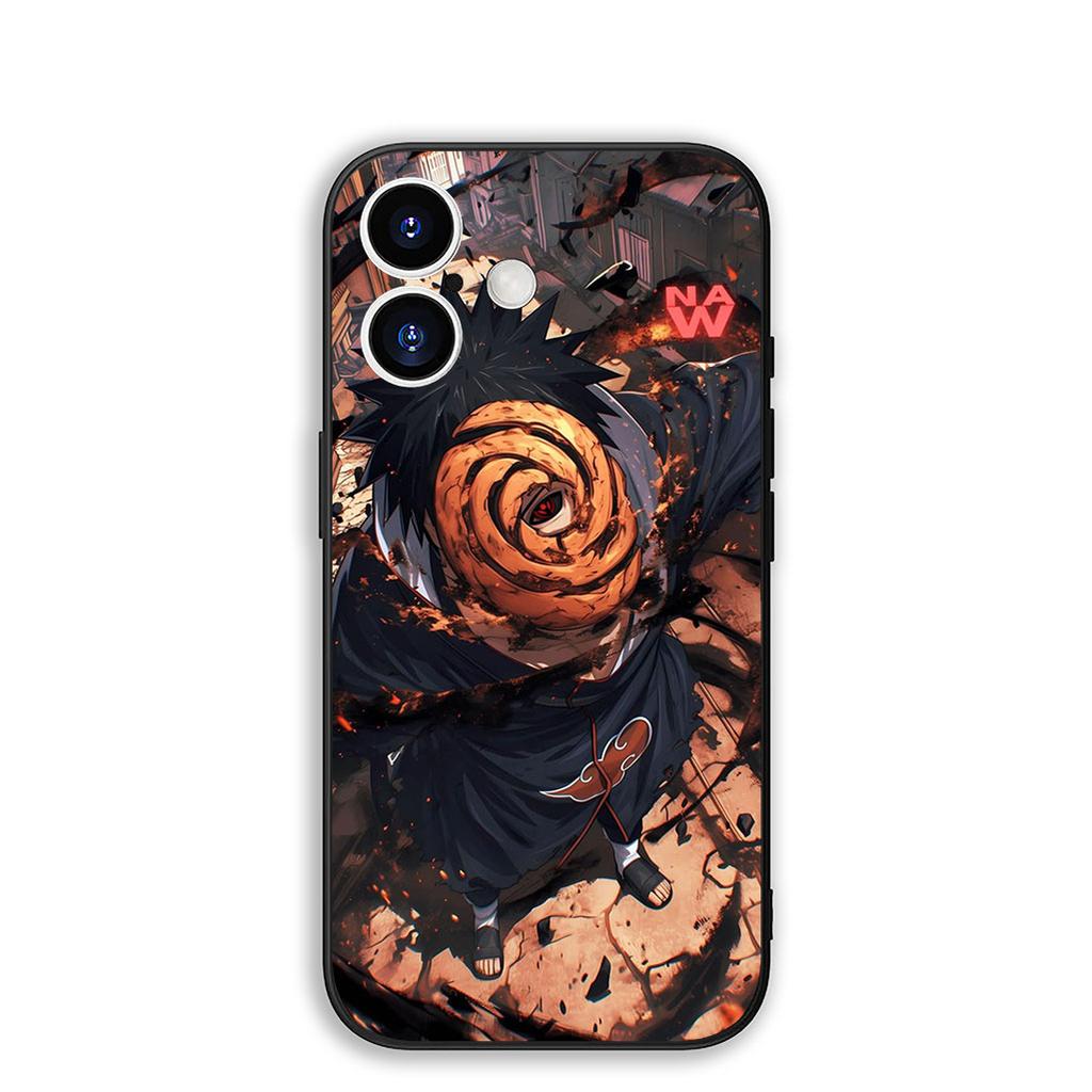 Cover for Apple iPhone 16 15 14 11 Pro Max 6 7 8 Plus + SE2 SE3 SE 2022 2020 8+ Phone Case Akatsuki Narutos Obito Itachi Tobi