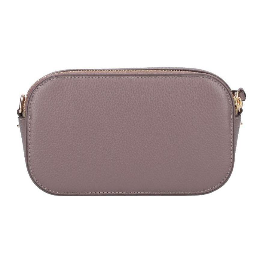 Tory Burch Miller Adjustable Detachable Shoulder Strap Zipper Leather Crossbody Mini Bag Women Crossbody Bag Gray-Brown 145667-093
