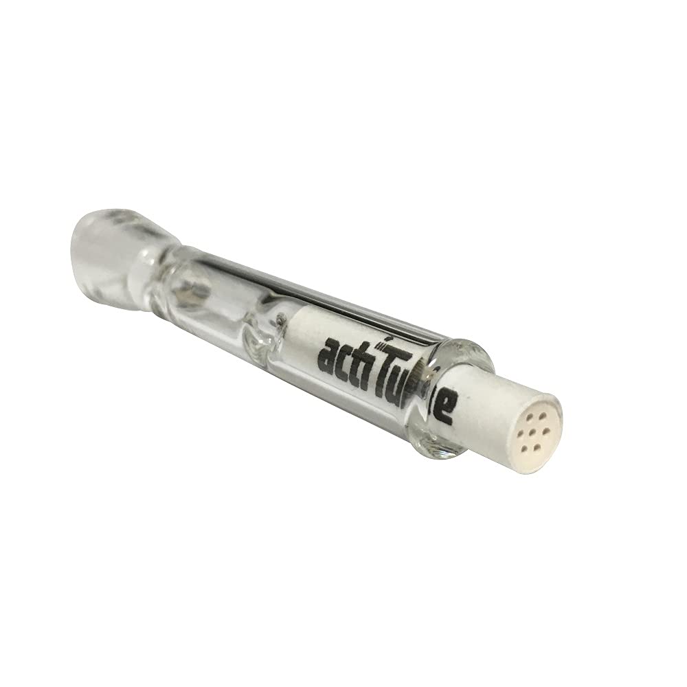 Actiwood Filter Glass Small [ActiTube/Tune Compatible] Heat-Resistant Pipe, One-Hitter, Clear,