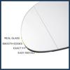 for Volkswagen Tiguan 2007-2016 for Volkswagen Sharan 2010-2022 Car Rearview Driver Left Side Heated Mirror Glass Replacement W/Backing Plate