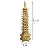 Traditional Ornament Wenchang Tower Figurines Artwork Collection Decoration Copper Statues for