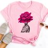 Fashion Flower Graphic Women Printed Tshirt New  Tshirt Graphic Tee Cute Women T-shirt Female Tee Shirt 90s Girls Tee Tshirt