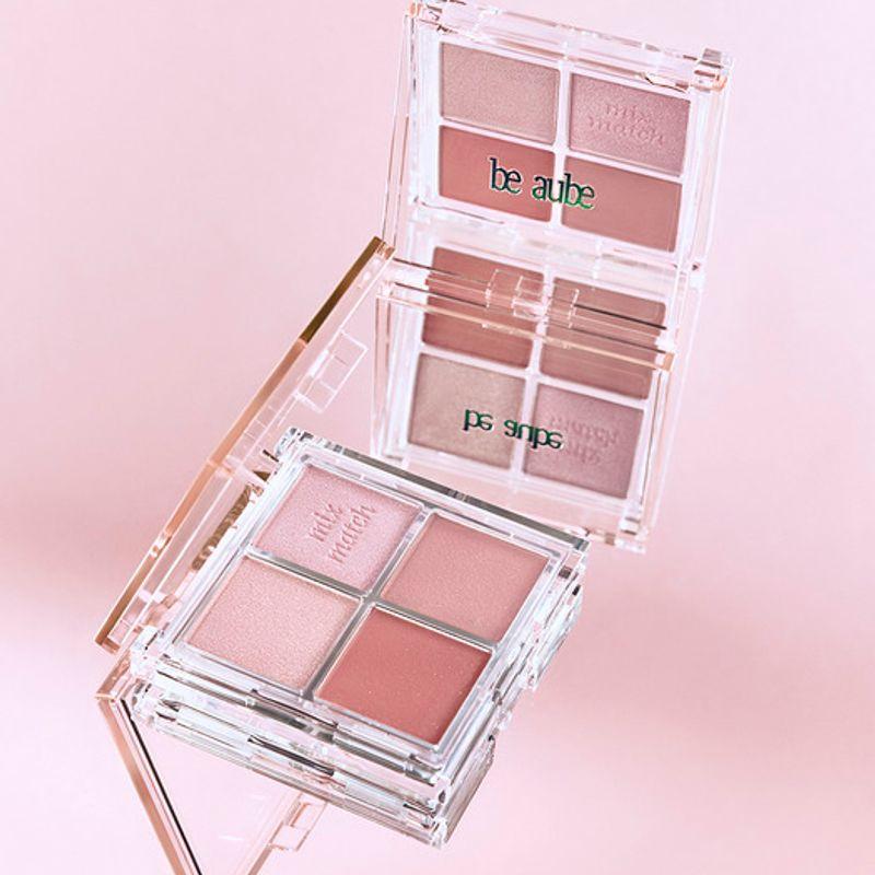 Beaube Mix-Match Cheek Palette (Sand Beige/Rose)