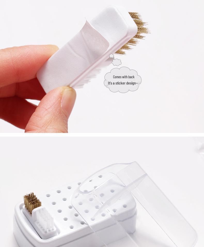 Cross-Border Manicure 30-Hole Grinding Head Storage & Cleaning Box