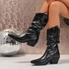 Boots, Women's Autumn and Winter Muffins, Platform Boots, Brown Belts, Knight Boots