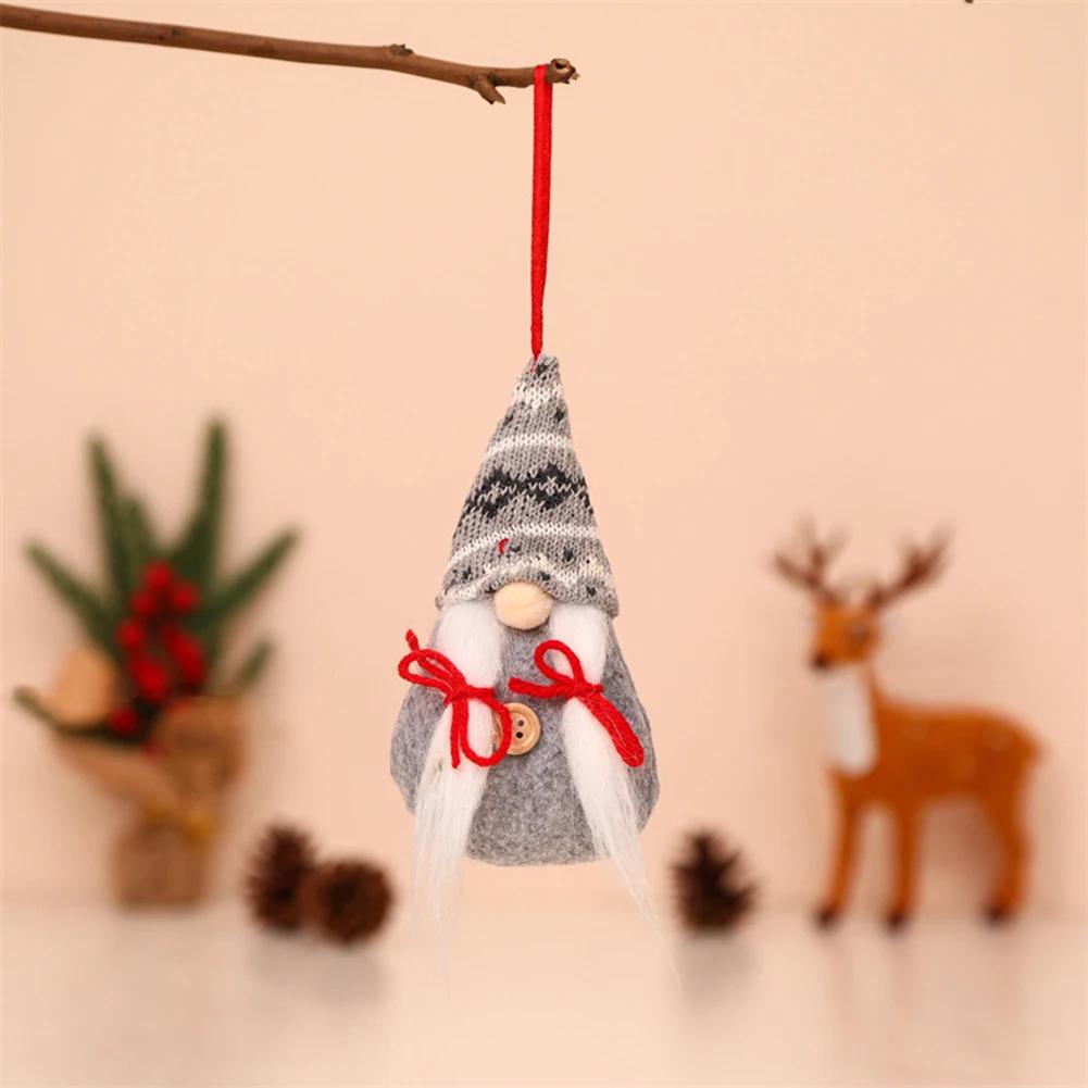Fashion Brand New Faceless Gnome Doll Santa Xmas Tree Hanging Home Unique Ornament 16 X 7 X 5cm Adorable Christmas