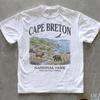 Cape Breton National Park Shirt, Nova Scotia Canada Tee, Vintage Wildlife Graphic T Shirt, Moose Bear Coastal Nature Travel Gift Tee