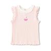 Balabala Baby Girl Ribbed Print Vest