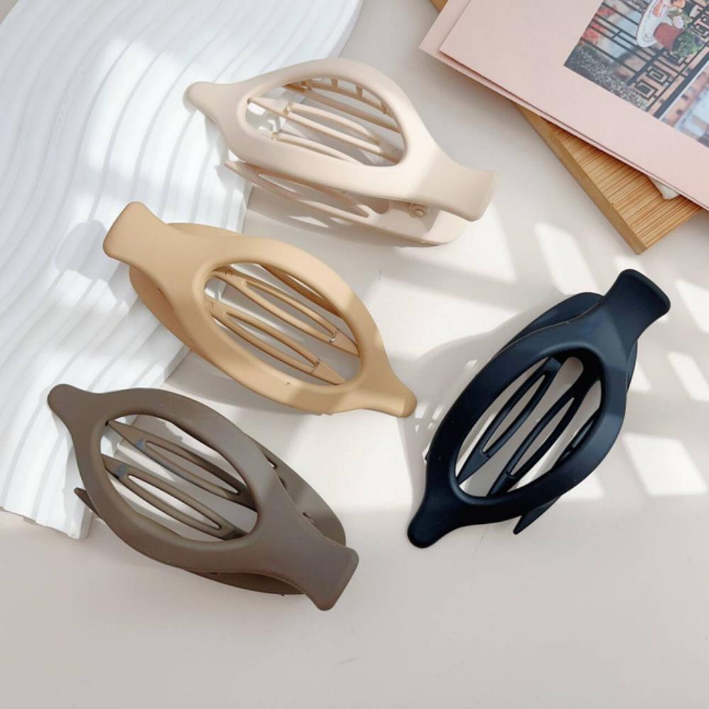 Korean Oval Duckbill Hair Clip Women's Simple High-End Headwear Updo Accessory