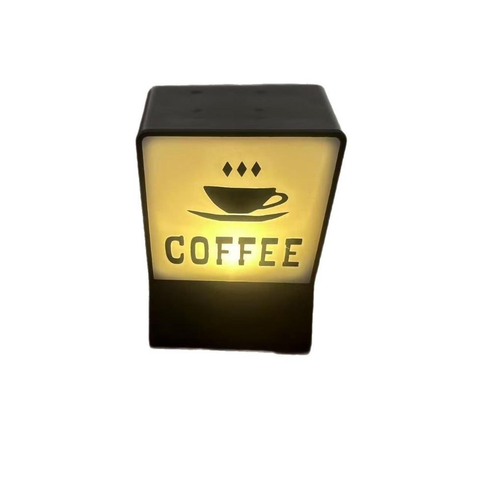 

Creative Coffee Shop Fridge Magnet Three-Dimensional Bar Luminous Light Boxes Living Room Style 1