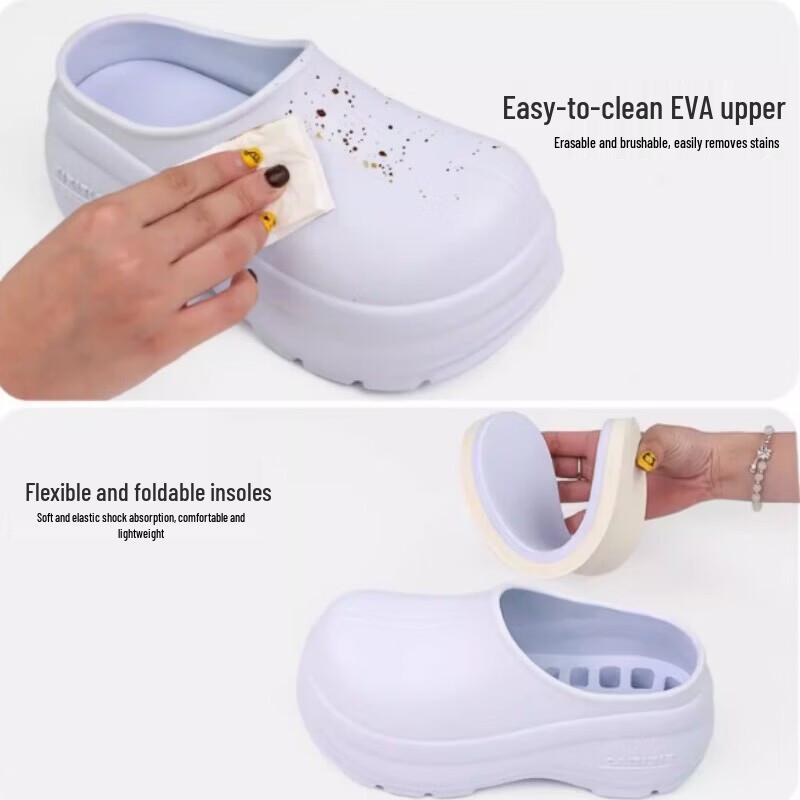 Mules de Plataforma Casuales para Mujer GUAIKEAI