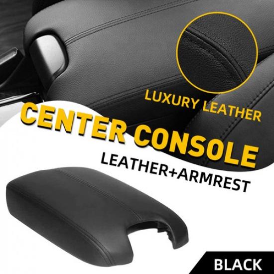 Fit Fit Honda 2008-2012 Accord Coupe Black Console Sedan Cover Armrest Leather